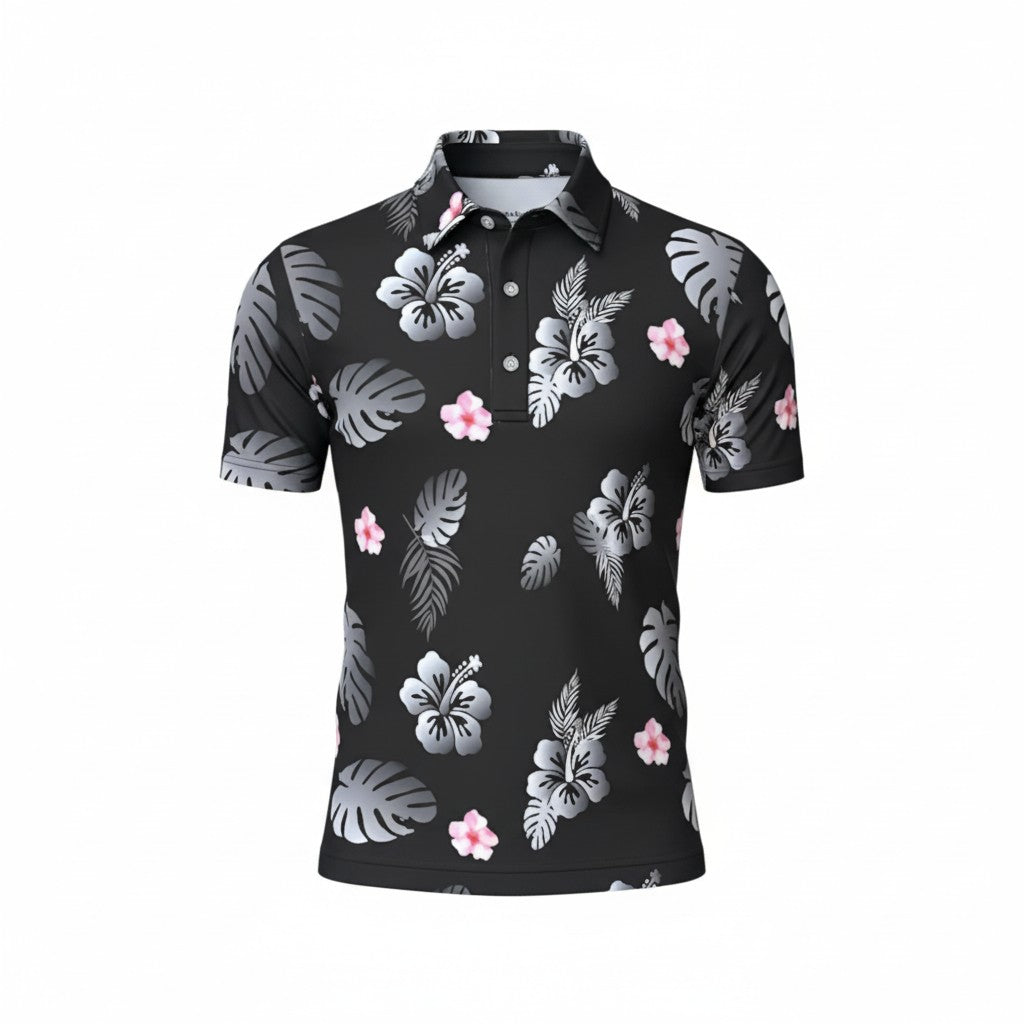 Aloha Midnight Mens Polo